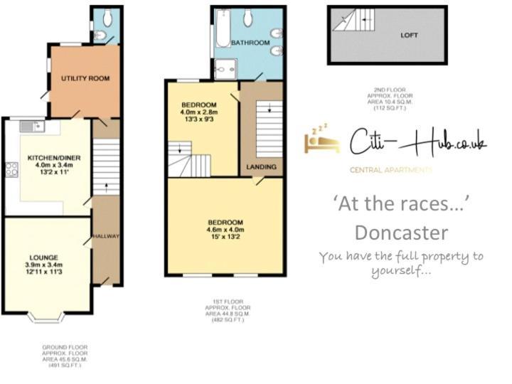 'At The Races...' Villa ดอนคาสเตอร์ ภายนอก รูปภาพ
